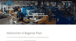 Desktop Screenshot of bogenseplast.dk